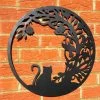 Darthome Limited Black Silhouette Cat In The Bushes Garden Wall Art -Décor Dreams Shop IMG E0951 edited144