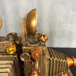 Darthome Limited Camera Steampunk Bookends Set -Décor Dreams Shop IMG E0962