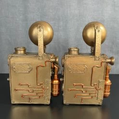 Darthome Limited Camera Steampunk Bookends Set -Décor Dreams Shop IMG E0964
