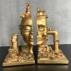 Darthome Limited Steampunk Head Bookends Set 2 Darthome Limited Steampunk Head Bookends Set -Décor Dreams Shop IMG E0966
