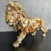 Darthome Limited Gold Steampunk Lion Ornament 32x20x10cm -Décor Dreams Shop IMG E0994