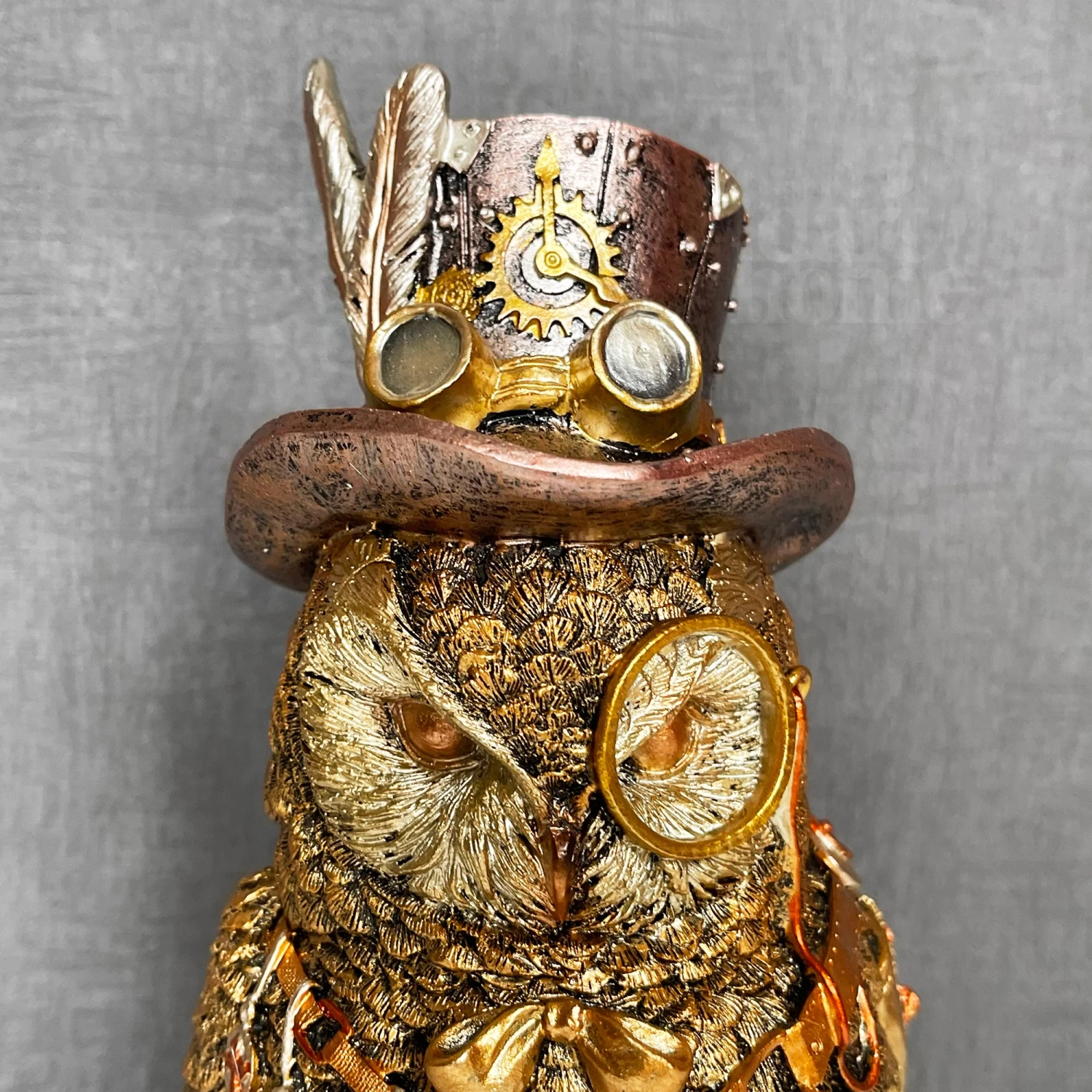Darthome Limited Gold Cogsmith Owl Steampunk Ornament 4 Darthome Limited Gold Cogsmith Owl Steampunk Ornament - Image 2