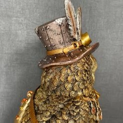 Darthome Limited Gold Cogsmith Owl Steampunk Ornament 15 Darthome Limited Gold Cogsmith Owl Steampunk Ornament -Décor Dreams Shop IMG E1023