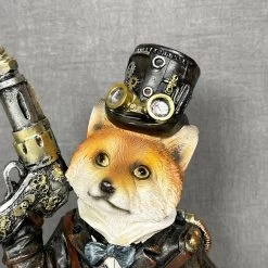 Darthome Limited Steampunk Gentleman Fox Ornament -Décor Dreams Shop IMG E1029
