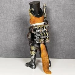 Darthome Limited Steampunk Gentleman Fox Ornament -Décor Dreams Shop IMG E1033
