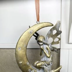 Darthome Limited Hanging Fairy On Crescent Moon Figurine -Décor Dreams Shop IMG E1184