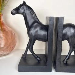 Darthome Limited Large Black Horse Bookends Set 14 Darthome Limited Large Black Horse Bookends Set -Décor Dreams Shop IMG E1193