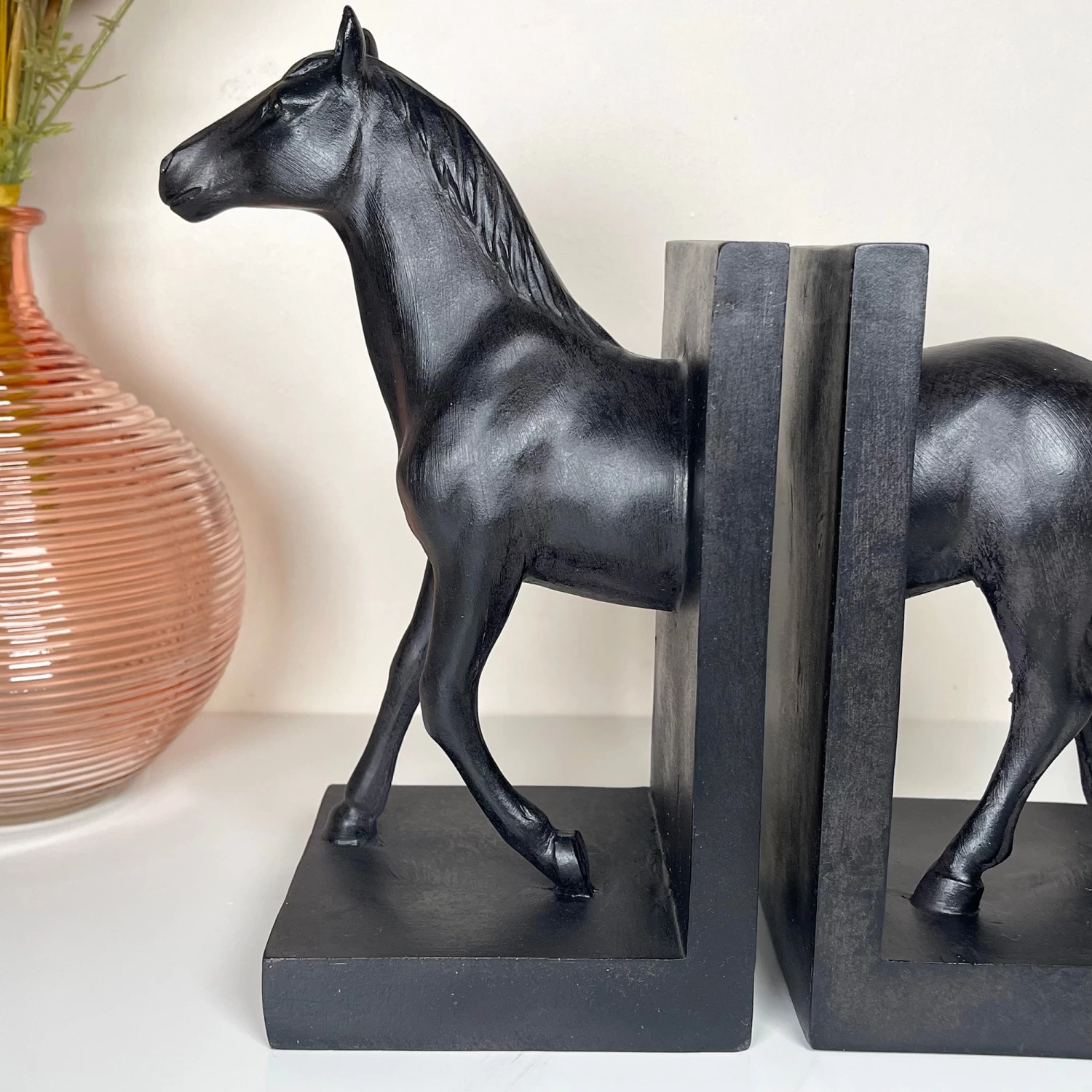 Darthome Limited Large Black Horse Bookends Set 5 Darthome Limited Large Black Horse Bookends Set - Image 3