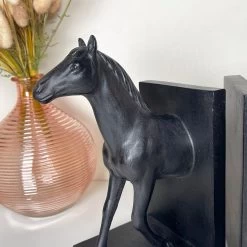 Darthome Limited Large Black Horse Bookends Set 15 Darthome Limited Large Black Horse Bookends Set -Décor Dreams Shop IMG E1194