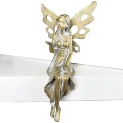 Darthome Limited Gold Shelf Sitting Fairy Ornament -Décor Dreams Shop IMG E1236copy