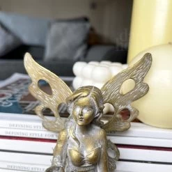Darthome Limited Gold Shelf Sitting Fairy Ornament -Décor Dreams Shop IMG E1244