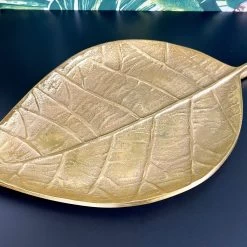 Darthome Limited Gold Metal Leaf Decorative Plate -Décor Dreams Shop IMG E1250 edited76