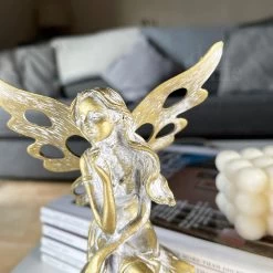 Darthome Limited Gold Fairy On Ball Ornament 11 Darthome Limited Gold Fairy On Ball Ornament -Décor Dreams Shop IMG E1259