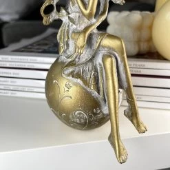 Darthome Limited Gold Fairy On Ball Ornament 13 Darthome Limited Gold Fairy On Ball Ornament -Décor Dreams Shop IMG E1261
