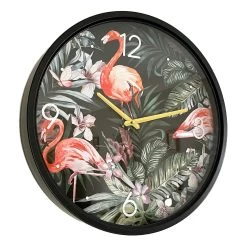 Darthome Limited Round Tropical Flamingo Wall Clock -Décor Dreams Shop IMG E1326copy