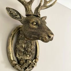 Darthome Limited Antique Gold Stag Wall Head Large -Décor Dreams Shop IMG E1352
