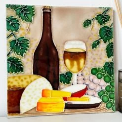 Darthome Limited Cheese And Wine Ceramic Tile Wall Art 8x8" -Décor Dreams Shop IMG E1408 611dcee4 eb99 4514 8f56 e416a7b0e0d8