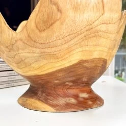 Darthome Limited Teak Wood Buttercup Bowl -Décor Dreams Shop IMG E1487