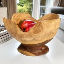 Darthome Limited Teak Wood Buttercup Bowl