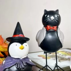 Darthome Limited Fancy Dress Halloween Bird Figurines Set Of 4 -Décor Dreams Shop IMG E1567