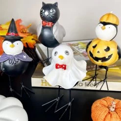 Darthome Limited Fancy Dress Halloween Bird Figurines Set Of 4