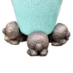 Darthome Limited Set Of 3 Rabbit Plant Pot Feet -Décor Dreams Shop IMG E1606copy