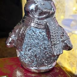 Darthome Limited Silver Sparkle Snowman Ornament -Décor Dreams Shop IMG E1753
