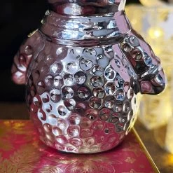 Darthome Limited Silver Sparkle Snowman Ornament -Décor Dreams Shop IMG E1754