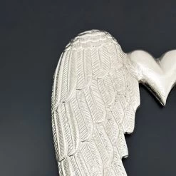 Darthome Limited Silver Angel Wings With Heart Deco -Décor Dreams Shop IMG E1787