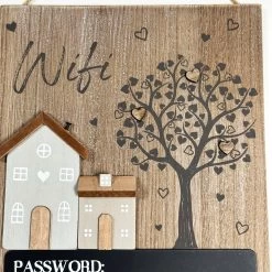 Darthome Limited Wooden Houses Chalkboard Wifi Password Sign 10 Darthome Limited Wooden Houses Chalkboard Wifi Password Sign -Décor Dreams Shop IMG E1809