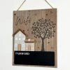 Darthome Limited Wooden Houses Chalkboard Wifi Password Sign