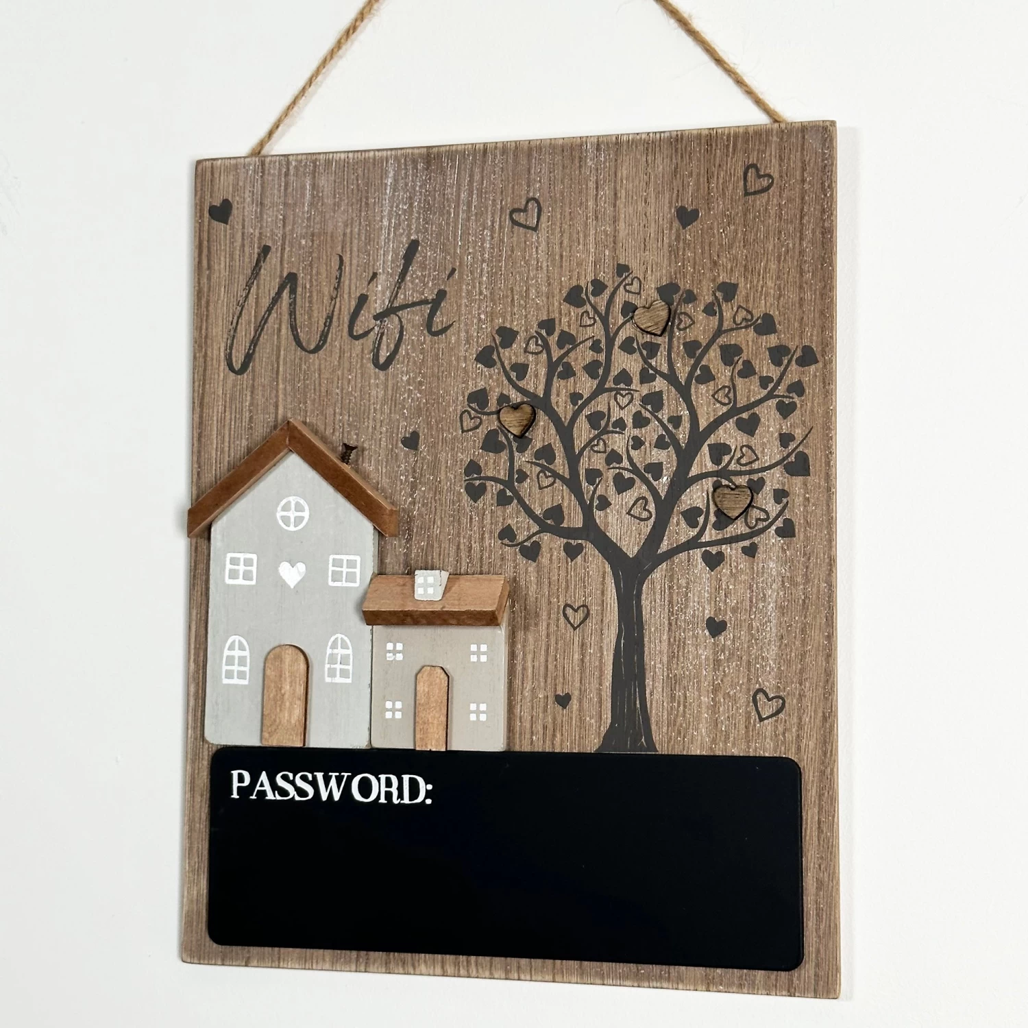Darthome Limited Wooden Houses Chalkboard Wifi Password Sign 3 Darthome Limited Wooden Houses Chalkboard Wifi Password Sign
