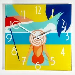 Darthome Limited South Beach Lounging Glass Wall Clock -Décor Dreams Shop IMG E1845