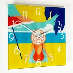 Darthome Limited South Beach Lounging Glass Wall Clock -Décor Dreams Shop IMG E1849
