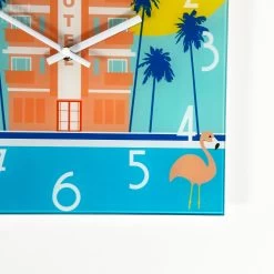 Darthome Limited South Beach Hotel Glass Wall Clock -Décor Dreams Shop IMG E1862 9e43ee2b 6b23 4359 b4da 9af6228022cd