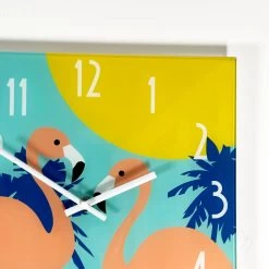Darthome Limited South Beach Flamingos Glass Wall Clock -Décor Dreams Shop IMG E1875 0ac83e9c 4f5c 4535 974a 1ff4b35988a4