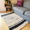 Darthome Limited White Stripe Shaggy Rug -Décor Dreams Shop IMG E1948 edited166