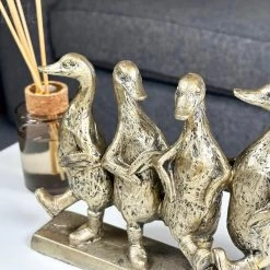 Darthome Limited Gold Five Dancing Ducks Sculpture -Décor Dreams Shop IMG E1968