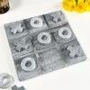 Darthome Limited Grey Marble Tic Tac Toe Game