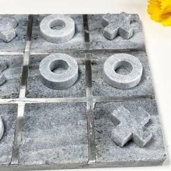 Darthome Limited Grey Marble Tic Tac Toe Game -Décor Dreams Shop IMG E1987