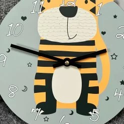 Darthome Limited Round Tiger Childrens Wall Clock -Décor Dreams Shop IMG E2141