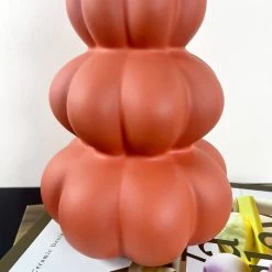 Darthome Limited Ceramic Brown Stacked Bubble Abstract Vase -Décor Dreams Shop IMG E2303 edited135