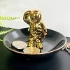 Darthome Limited Black & Gold Spacemen Trinket Dish -Décor Dreams Shop IMG E2362