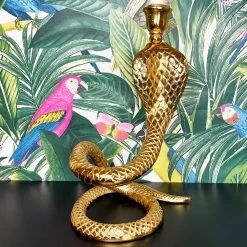 Darthome Limited Gold Coiled Snake Candlestick Holder -Décor Dreams Shop IMG E2381