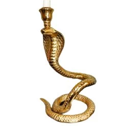 Darthome Limited Gold Coiled Snake Candlestick Holder -Décor Dreams Shop IMG E2382copy