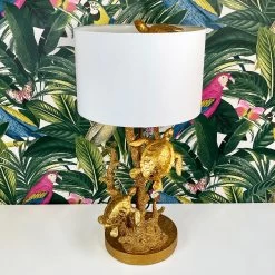Darthome Limited Large Gold Turtle Table Lamp