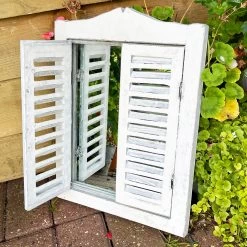 Darthome Limited French Country Shutter Window Wall Mirror