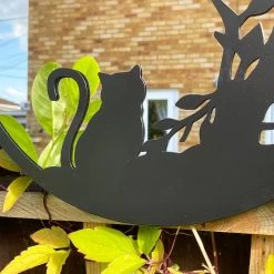 Darthome Limited Cat In The Bushes Silhouette Garden Mirror -Décor Dreams Shop IMG E2575