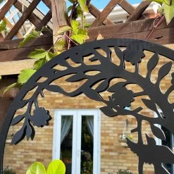 Darthome Limited Cat In The Bushes Silhouette Garden Mirror -Décor Dreams Shop IMG E2578