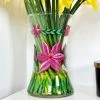Darthome Limited Hand Painted Glass Pink Lily Vase -Décor Dreams Shop IMG E2631